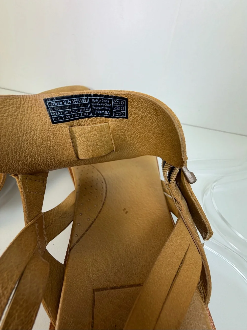 Teva lightweight leather